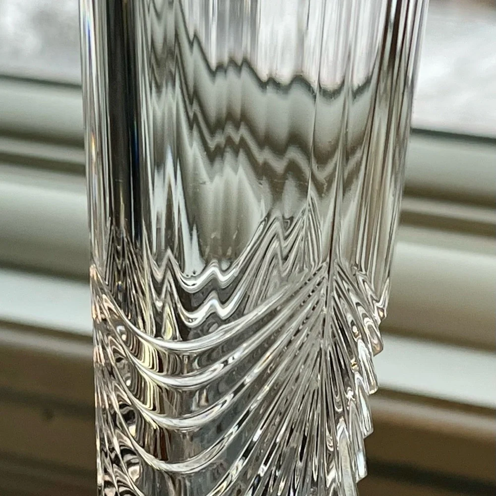Fluted  Bud Vase with swag and Drape design‎
